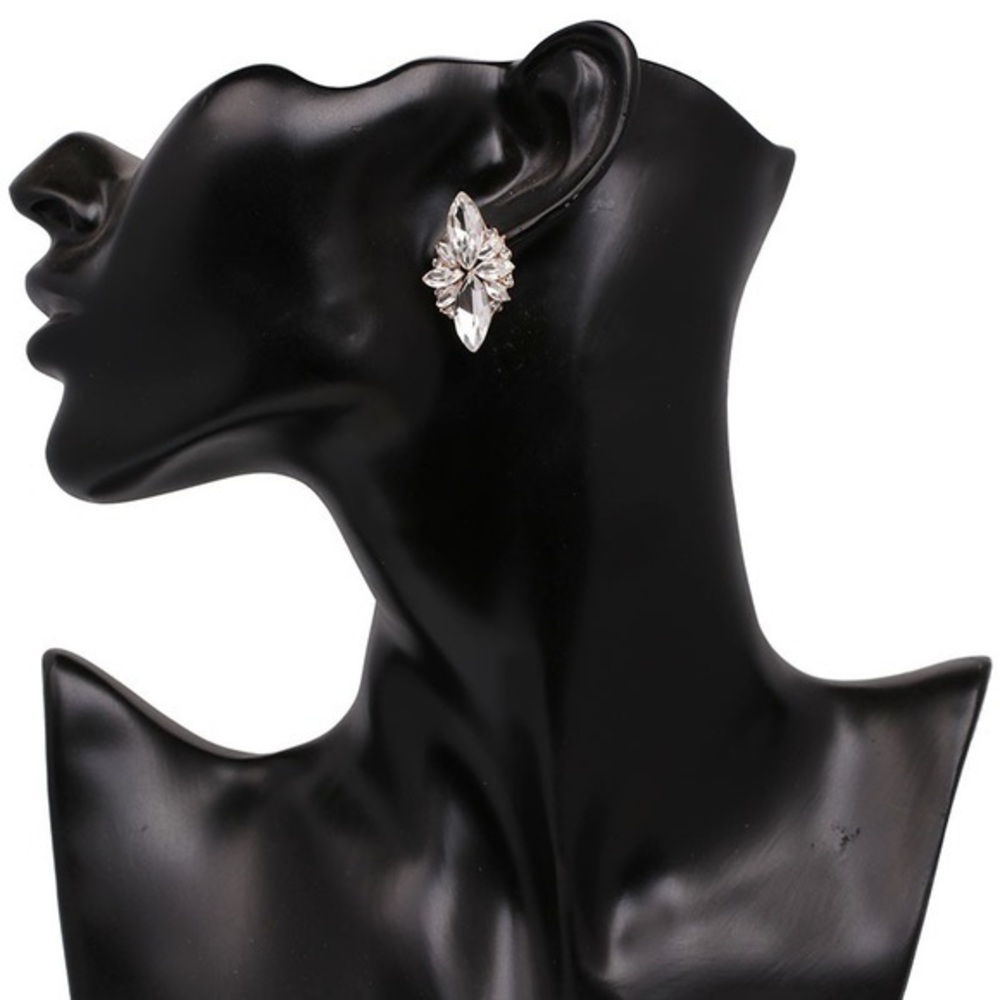 Crystal stud earrings